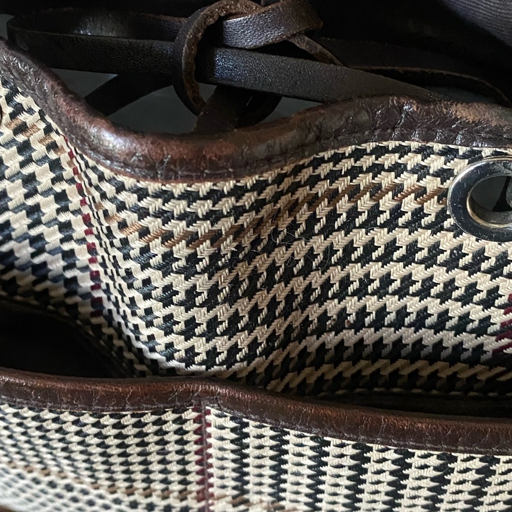 Ralph Lauren Houndstooth Shoulder Bag - Picture 9 of 14